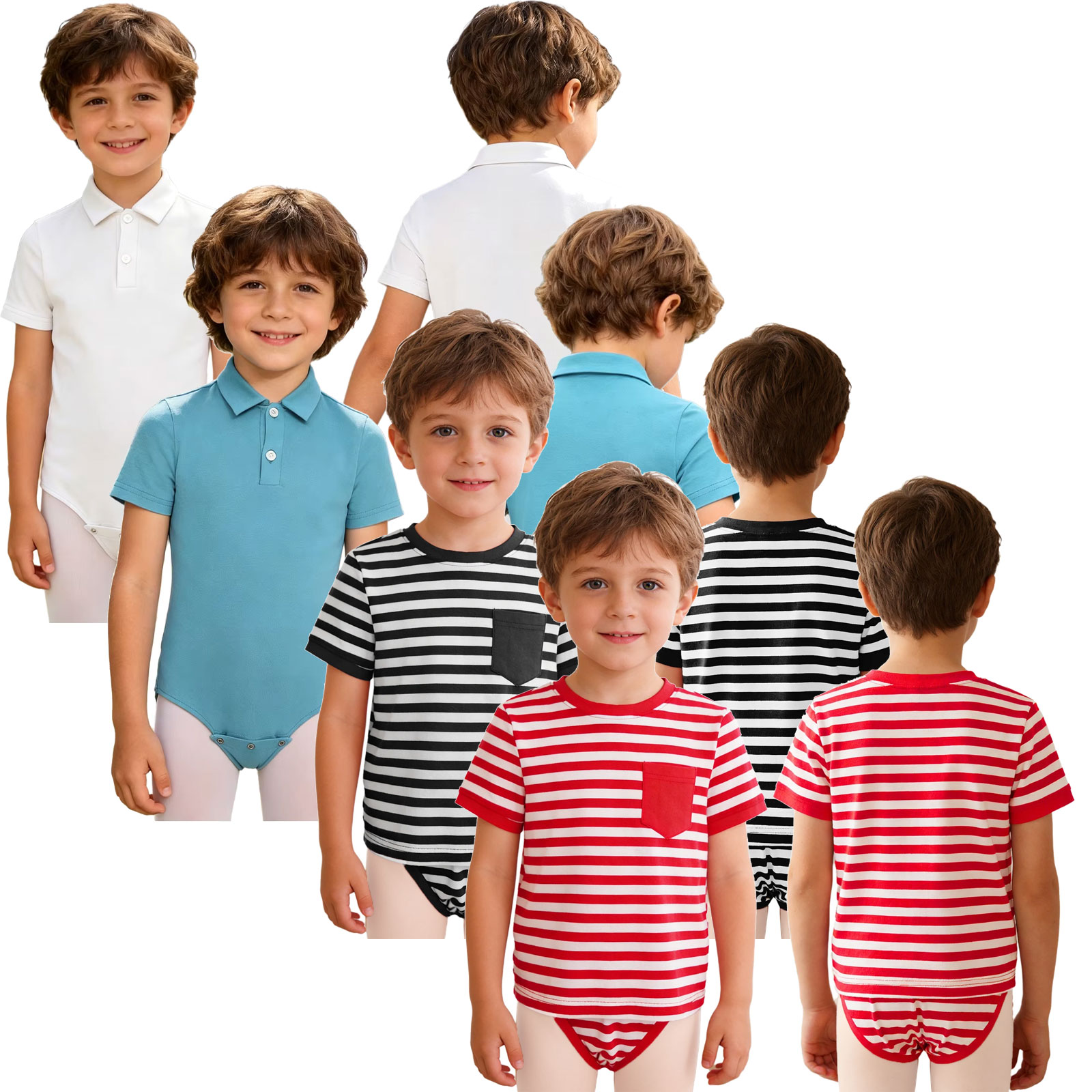 Summer Clothing Kids Boys - Kinderen met speciale behoeften Adaptieve turnpakjes