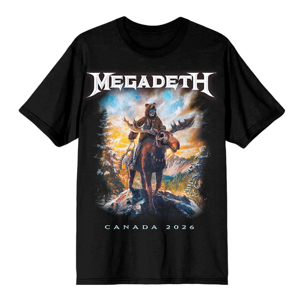 Summer Clothing Women Canada - Rockband Megadeth Canada Farewell Tour T-shirt