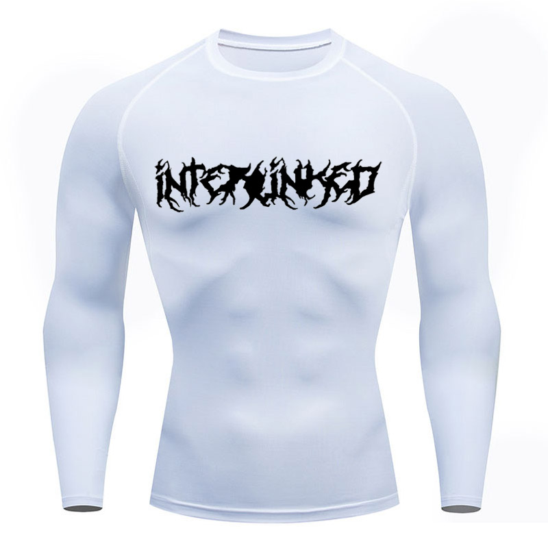 Rash Guard Long Sleeve - Compressie wit shirt met lange mouwen