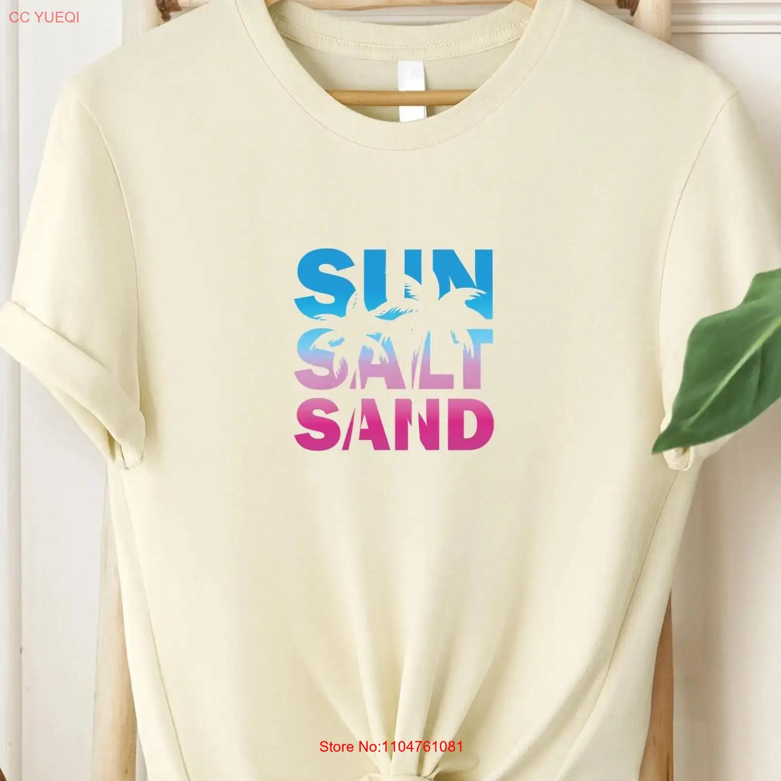 Summer Vibes Clothing Men - Sun Salt Sand T-shirt Retro Summer
