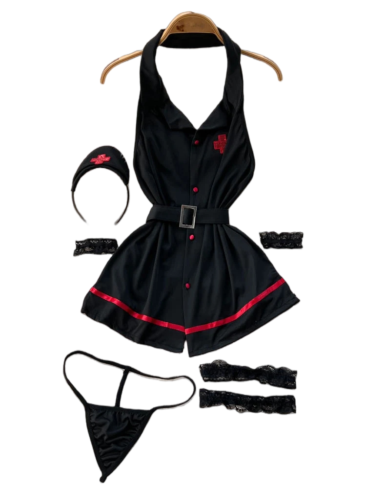 Summer Clothing Items - Erotische mode sexy halter lingerie jurk