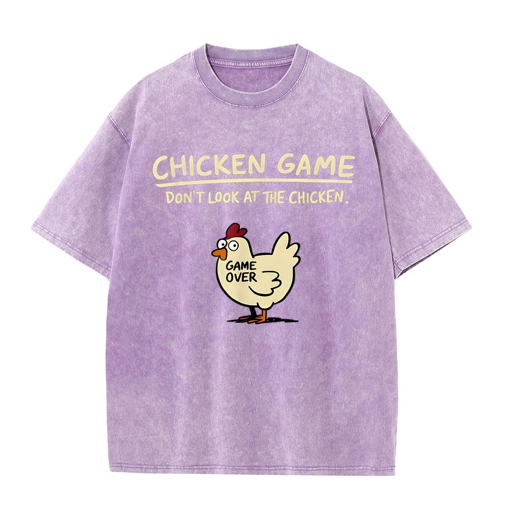 Summer Games Clothing Brand - Grappig T-shirt Chicken Game Kijk niet