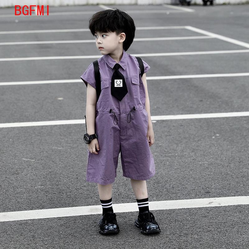 Summer Clothing Kids Boys - Kinderen Zomer Shorts Overalls Capri Jongens