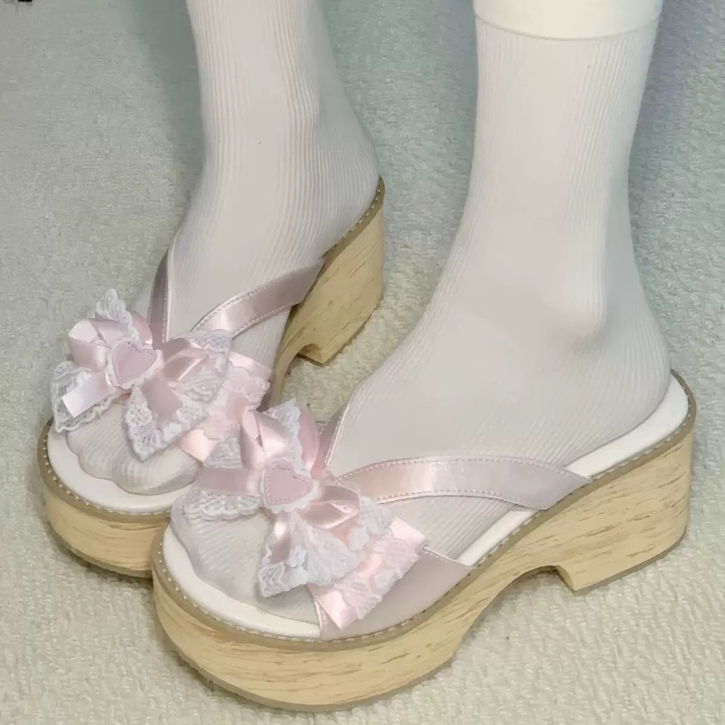 Summer Clothing Items - Sweet Bow Wood Grain Dikke Bodem