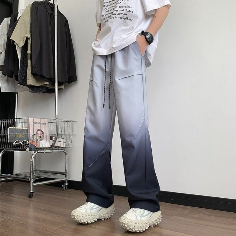 Summer Clothing Men Sale - Contrasterende kleur baggy heren casual rechte