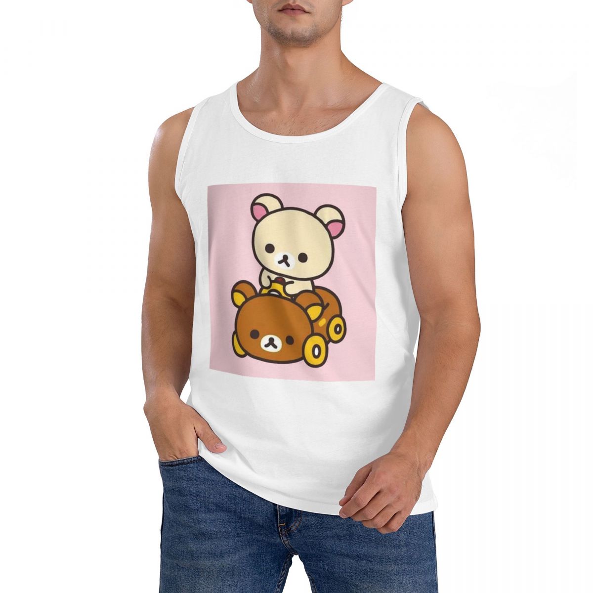 Summer Clothing Drive - 100% Katoen Korilakkuma Rijden Een Rilakkuma