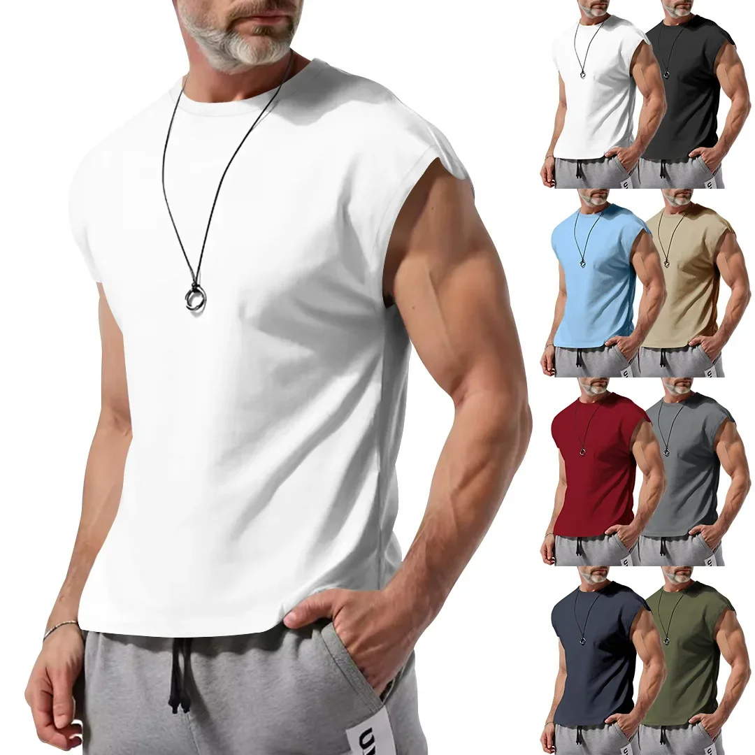 Summer Clothing Amazon - Amazon grensoverschrijdende herenkleding zomer nieuw mouwloos