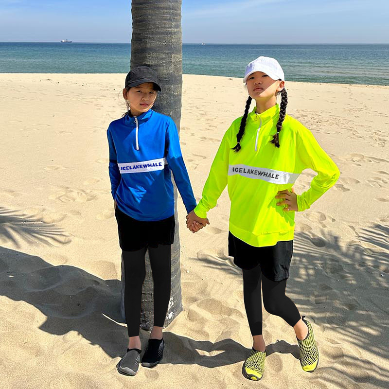 Driedelige Neon Cover-Up Badkl - Rash Guard Long Sleeve recensie en prijs