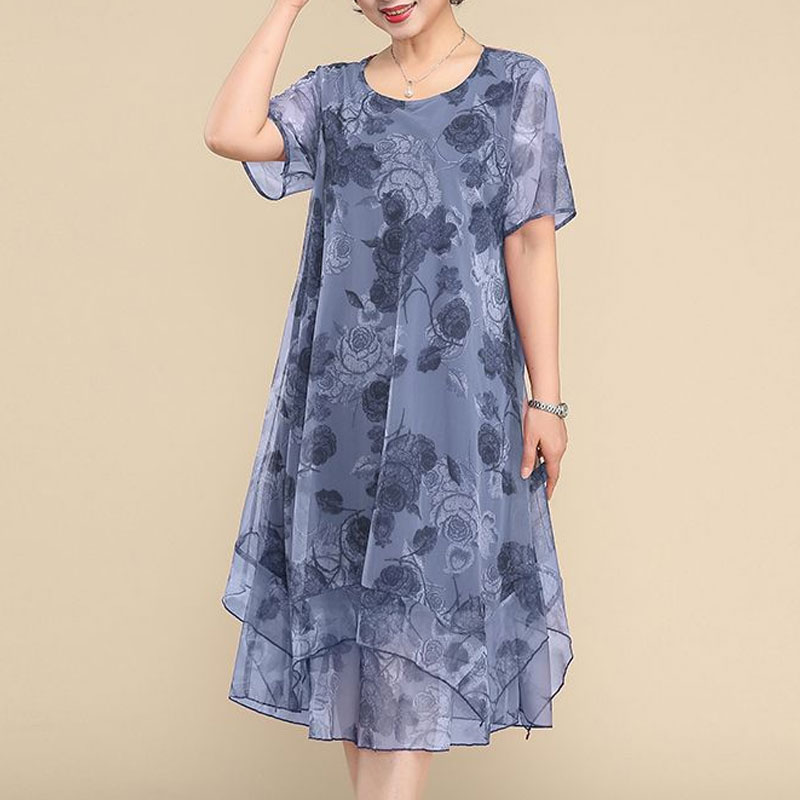 Nieuwe O-hals Korte Mouw Jurke - Summer Gauze Clothing recensie en prijs