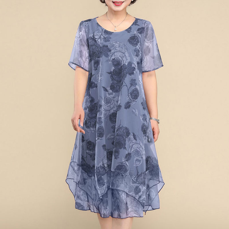 Nieuwe O-hals Korte Mouw Jurke - Summer Gauze Clothing recensie en prijs