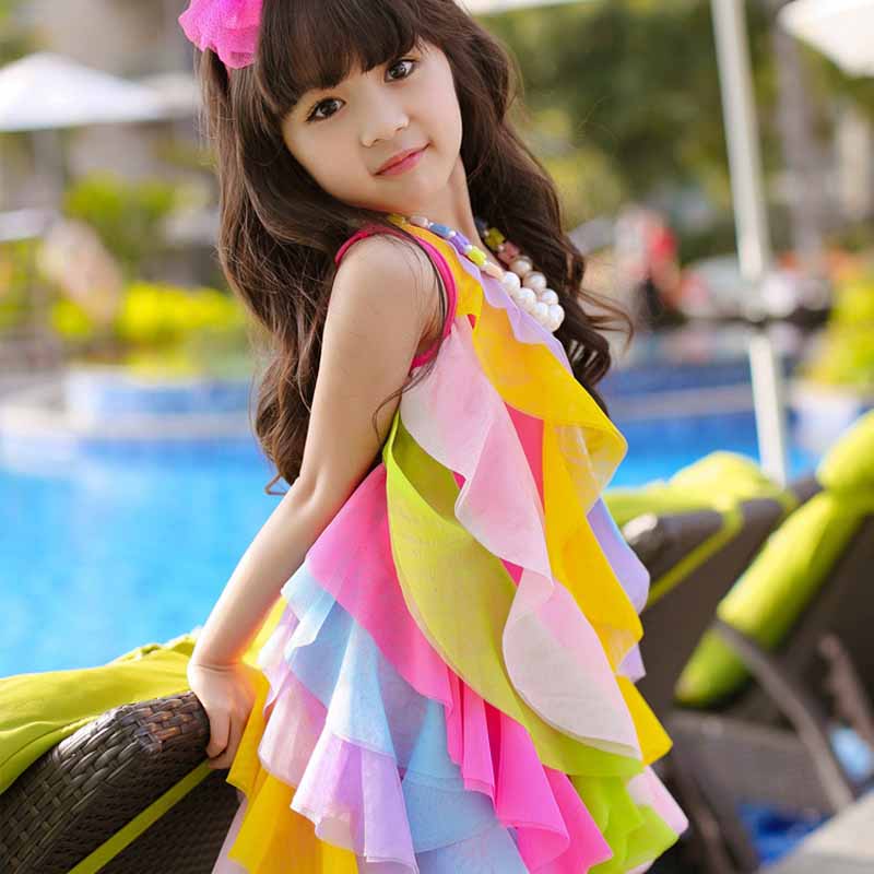 Zomer Meisjes Jurk Geen Kettin - Summer Gauze Clothing recensie en prijs