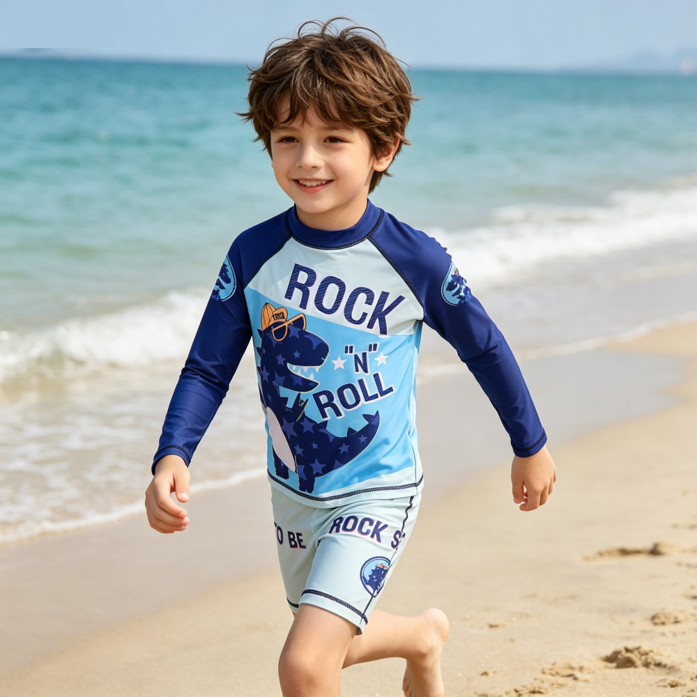 2 stuks kinderbadkledingset me - Rash Guard Long Sleeve recensie en prijs