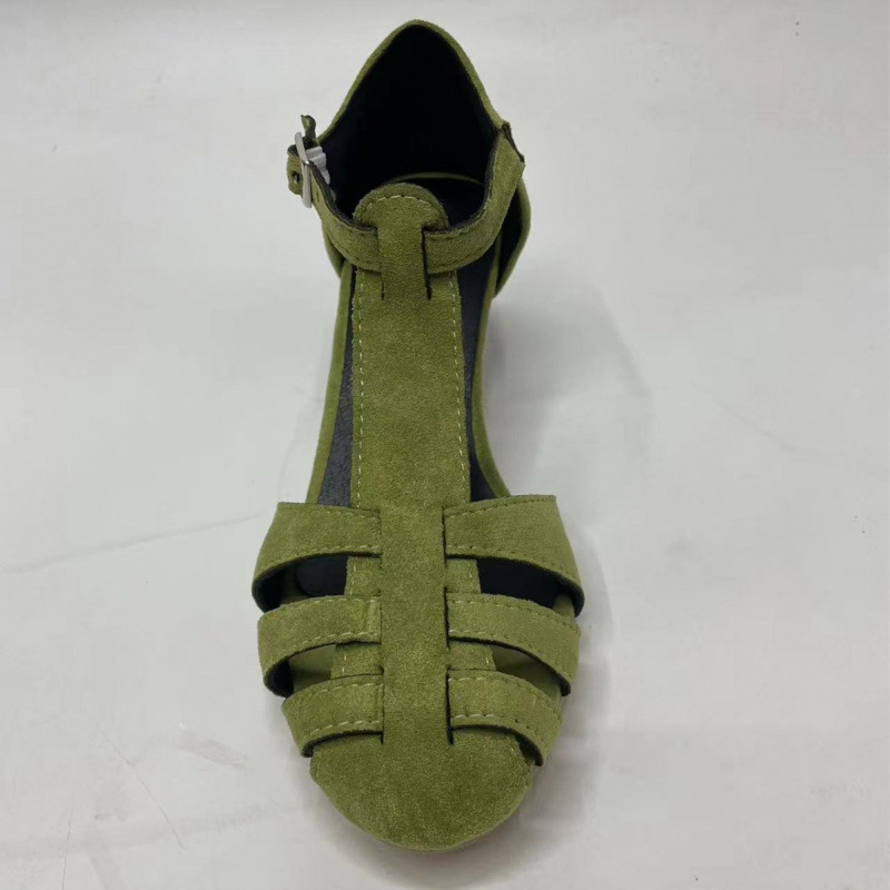 Dames Groene Suède Kitten Heel - Summer Clothing Items recensie en prijs