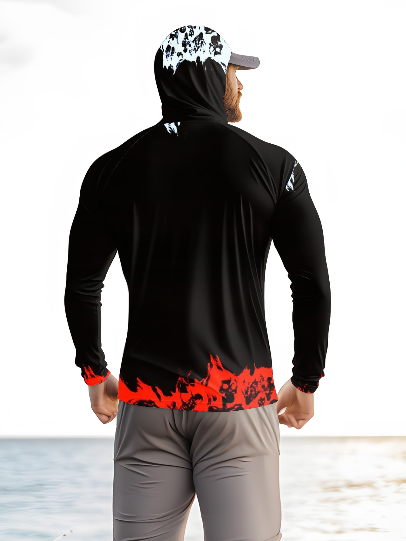 Heren Hood Fishing Shirt met l - Rash Guard Long Sleeve recensie en prijs