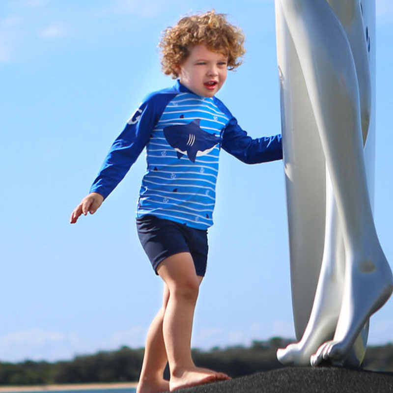 Kinderen Vis Dolfijn Print Bad - Rash Guard Long Sleeve recensie en prijs