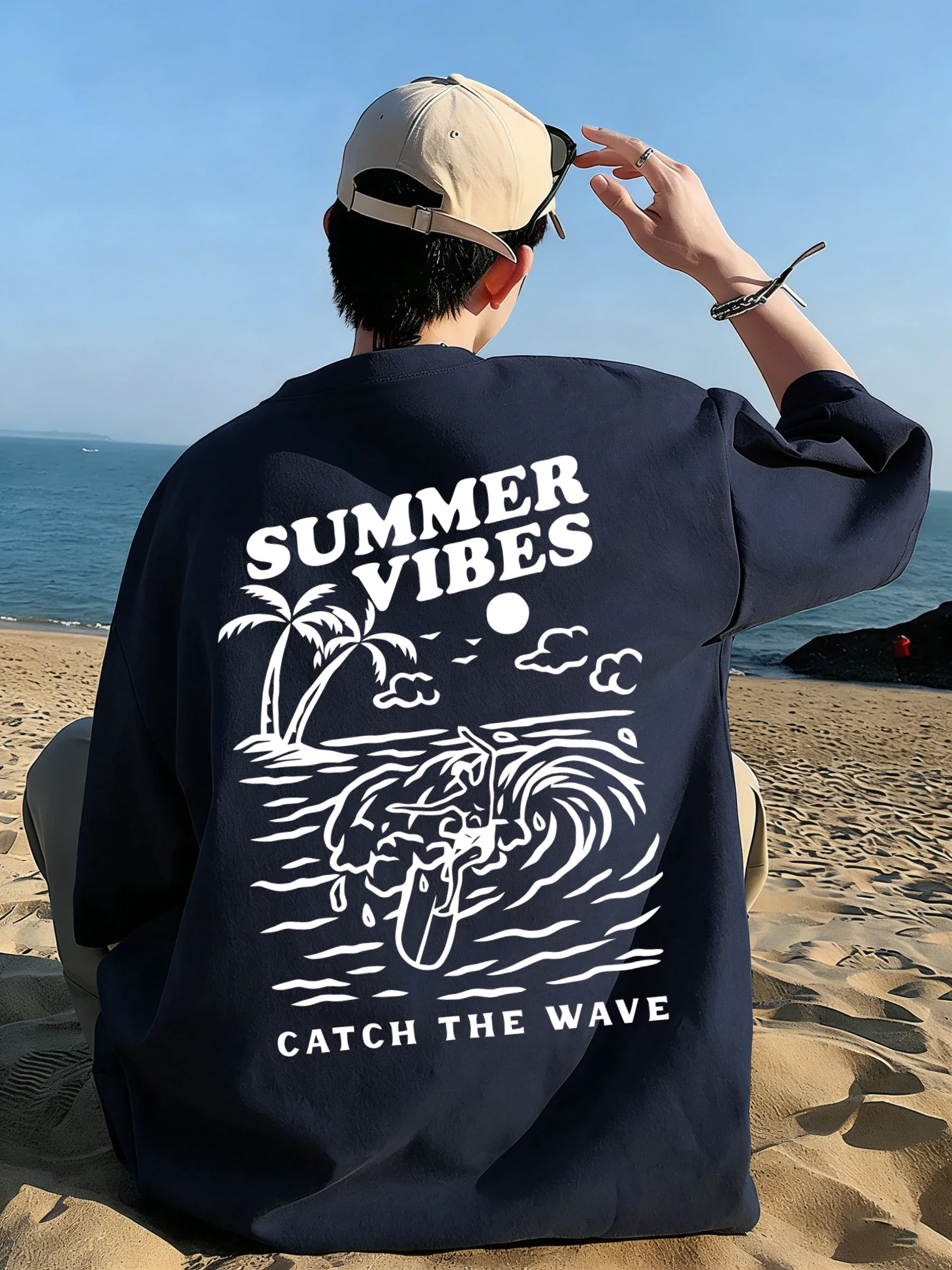 Summer Vibes Catch The Wave T- - Summer Vibes Clothing Men recensie en prijs