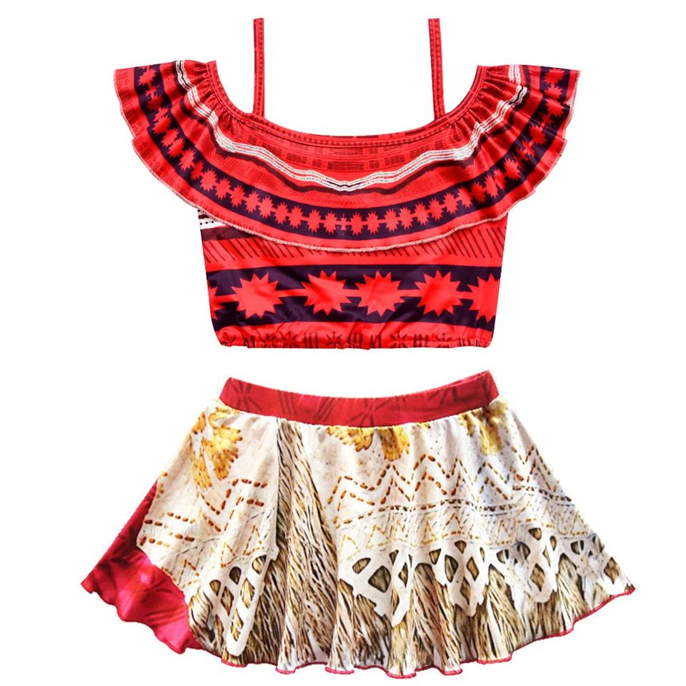 Zomer Fee Prinses Moana Cospla - Summer Clothing Girls recensie en prijs