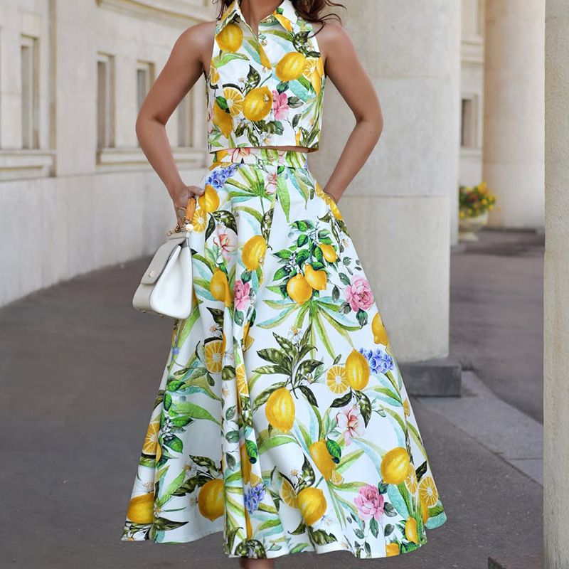 Damesmode Citroenprint Mouwloo - Summer Clothing Girls recensie en prijs