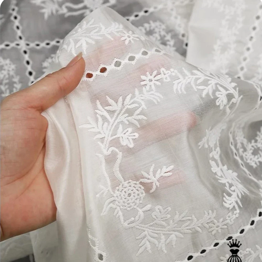 Holle Borduurbloemenstof Voor  - Summer Gauze Clothing recensie en prijs