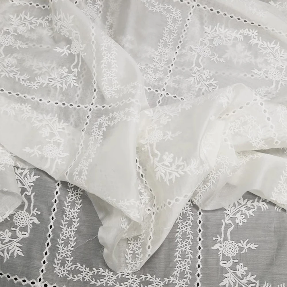 Holle Borduurbloemenstof Voor  - Summer Gauze Clothing recensie en prijs